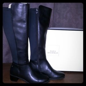 Dana Buchman Black Knee High Boots